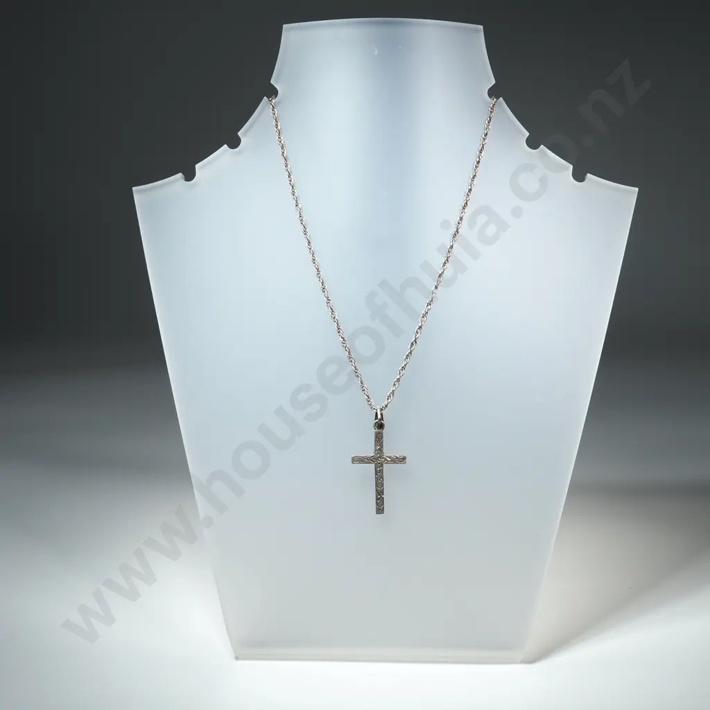 Sterling Silver Cross Pendant Image 1++