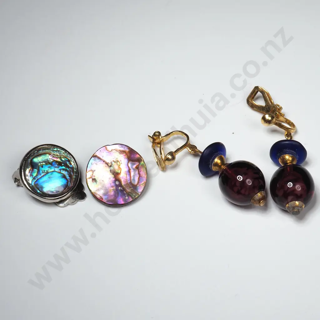 Two Pairs of Costume Earrings Image 1++