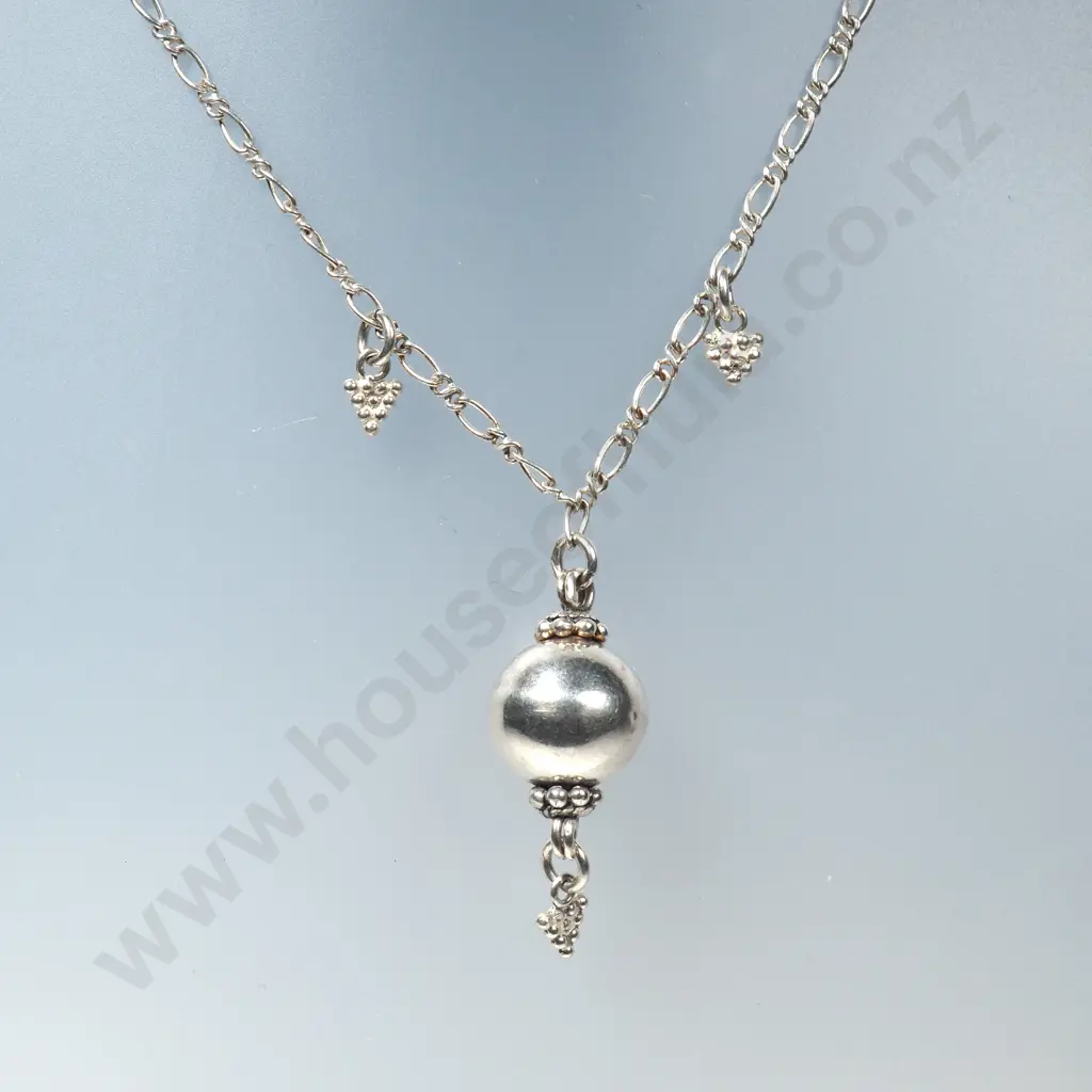Sterling Silver Pendant Necklace Image 1++