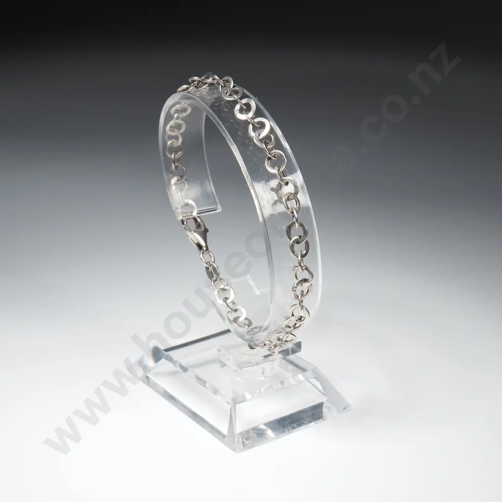 Italian Sterling Silver Bracelet Image 1++