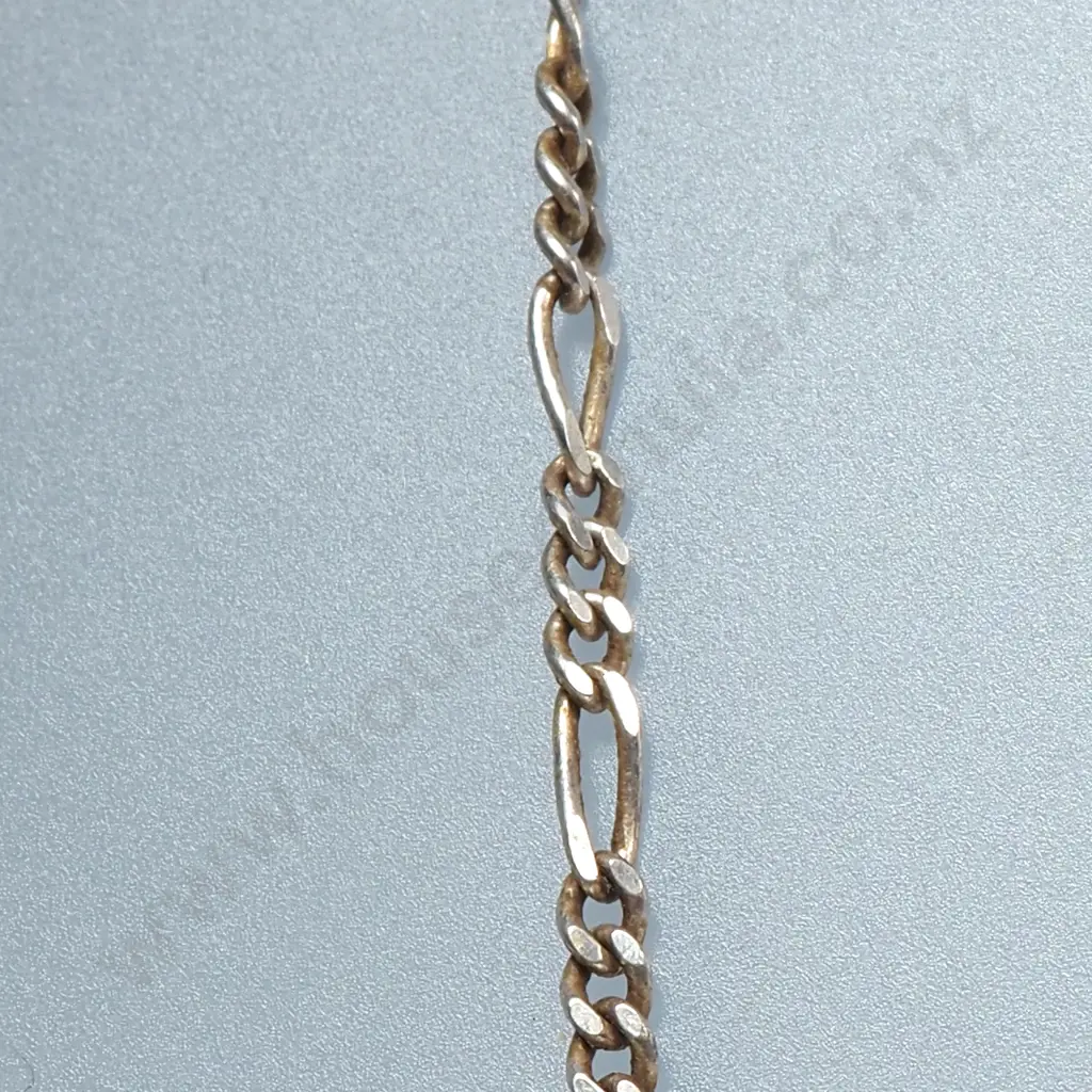 Sterling Silver Figaro Necklace Image 1++
