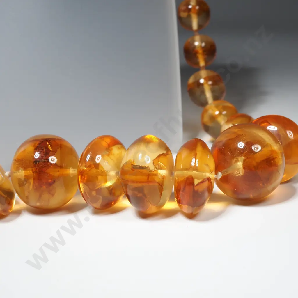 Impressive Baltic Amber Bead necklace Image 1++