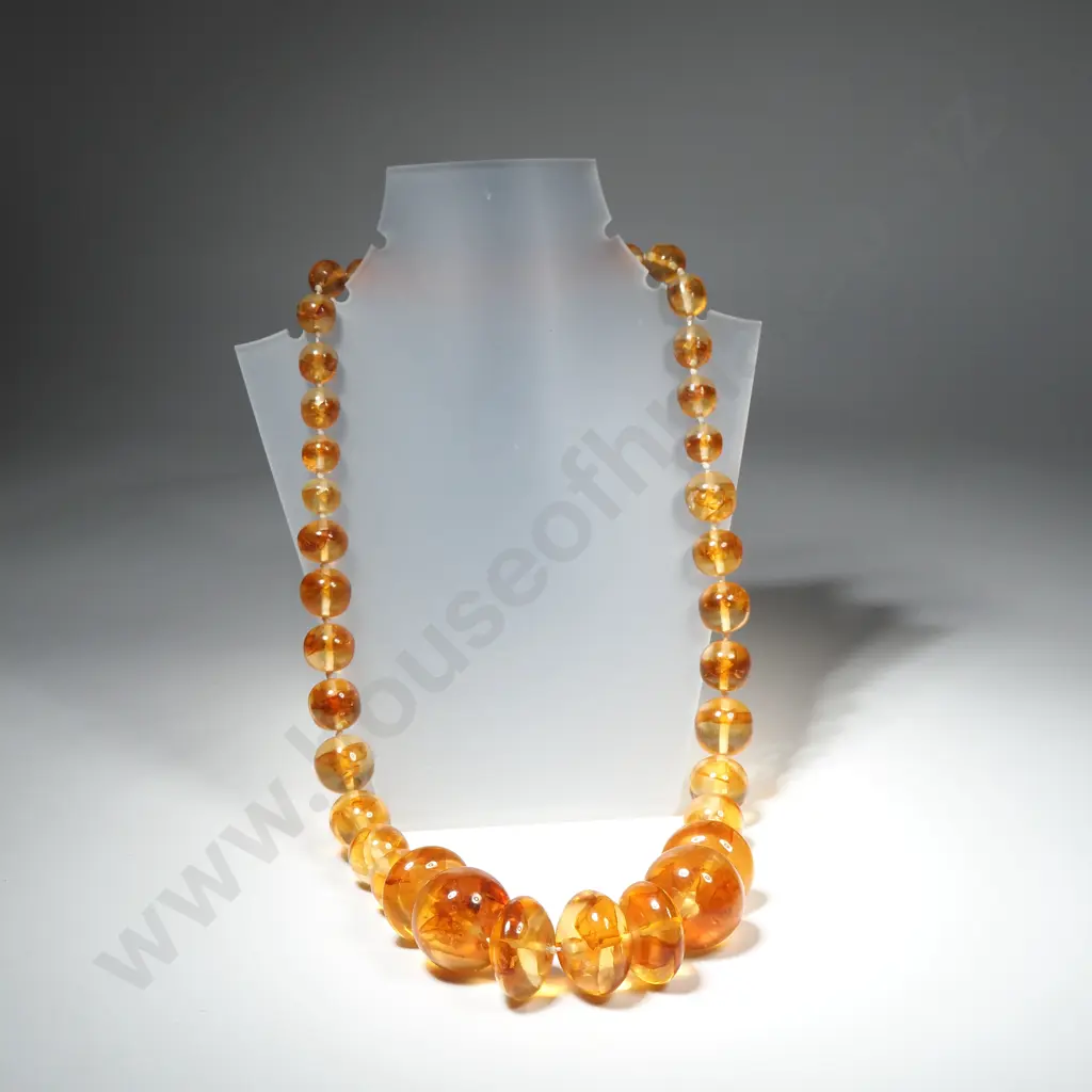 Impressive Baltic Amber Bead necklace Image 1++