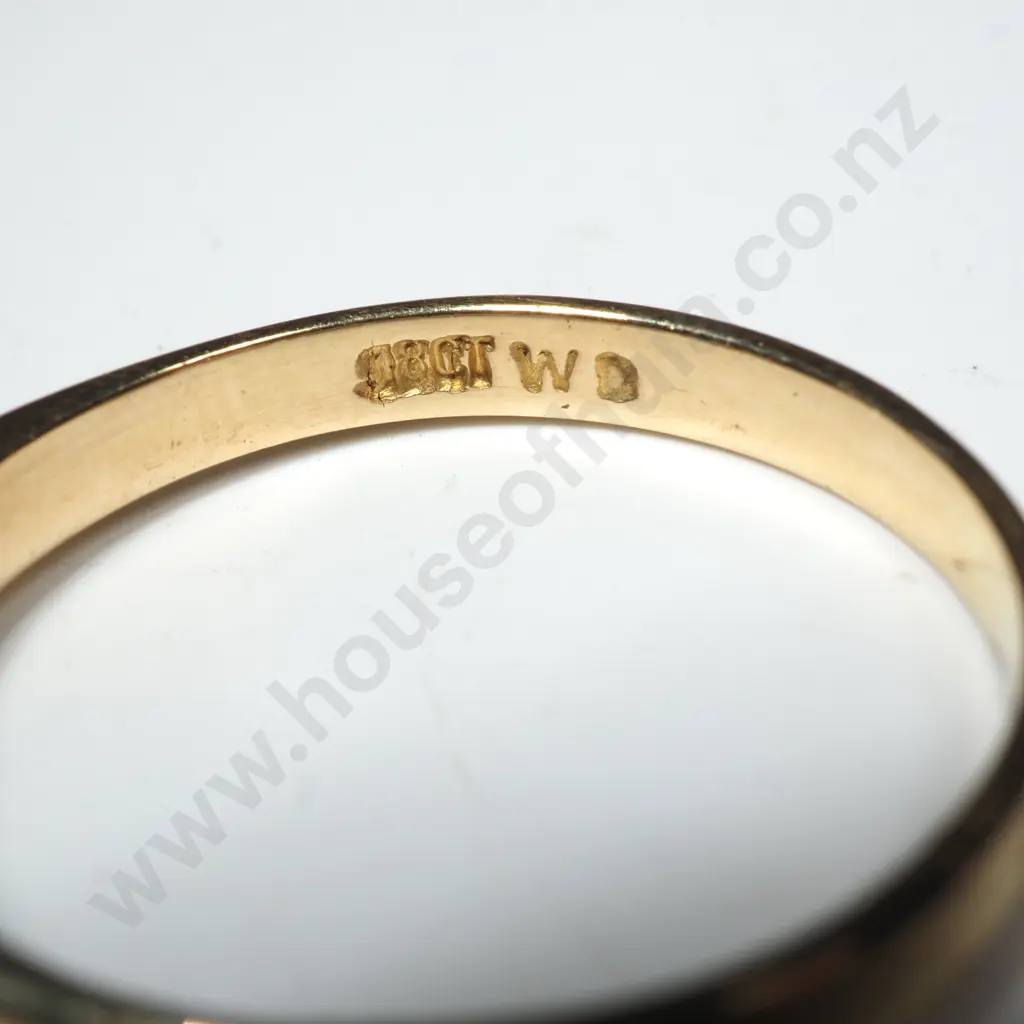 18ct Gold Diamond Solitaire Ring Image 1++