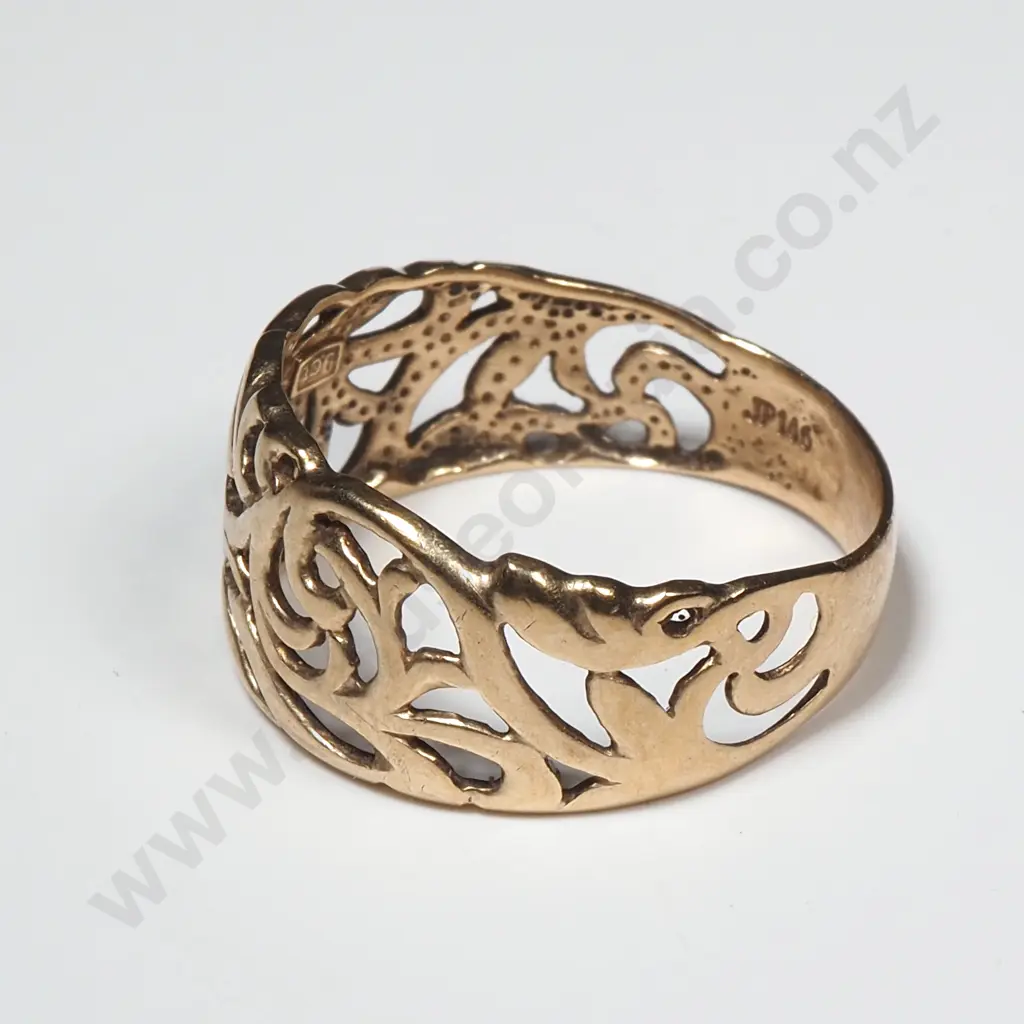 Vintage 9ct Gold Ring Image 1++