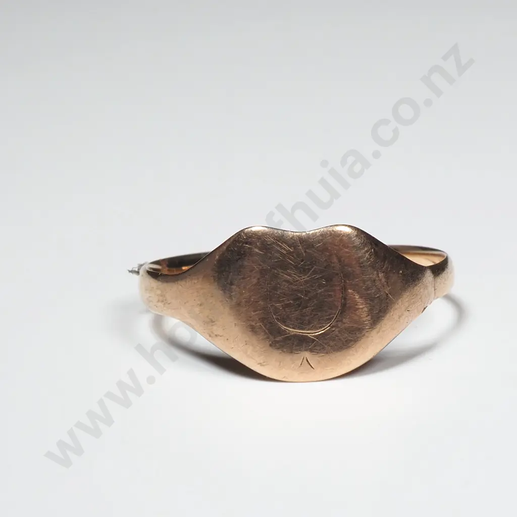 15ct Gold Signet RIng Image 1++