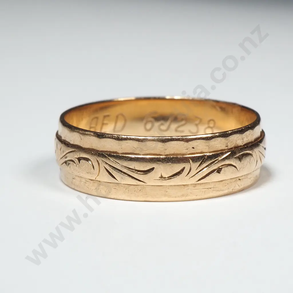 14ct Gold Band Image 1++