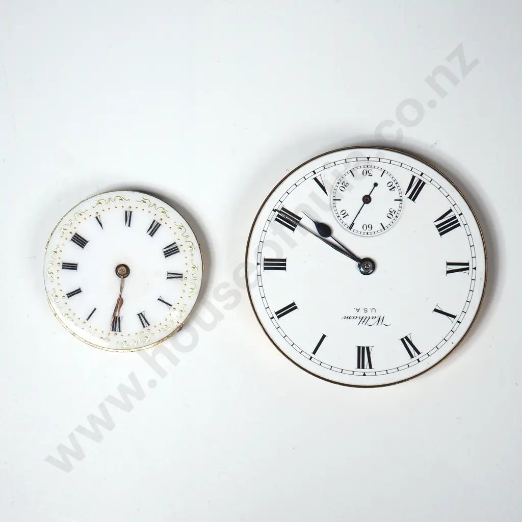 Two Pocket Watch Movements  Image 1++