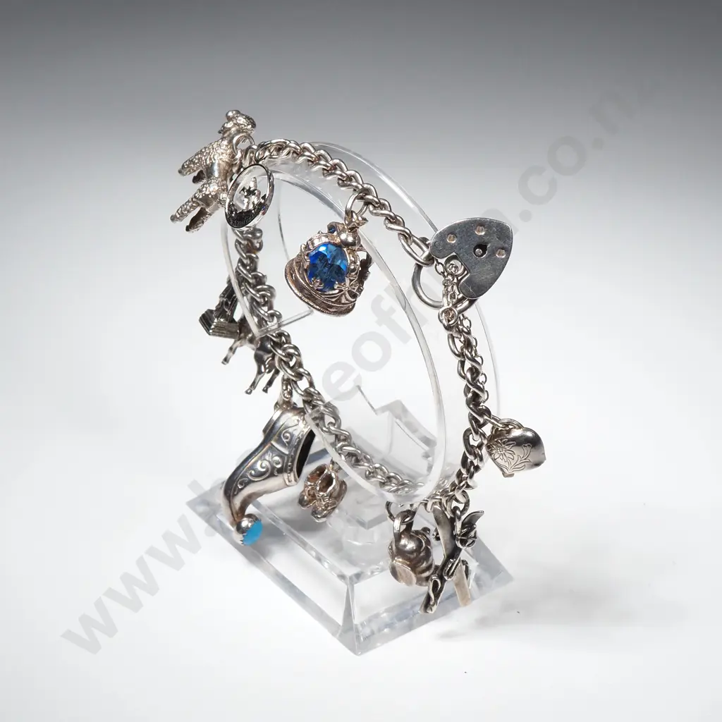 Sterling Silver Charm Bracelet Image 1++