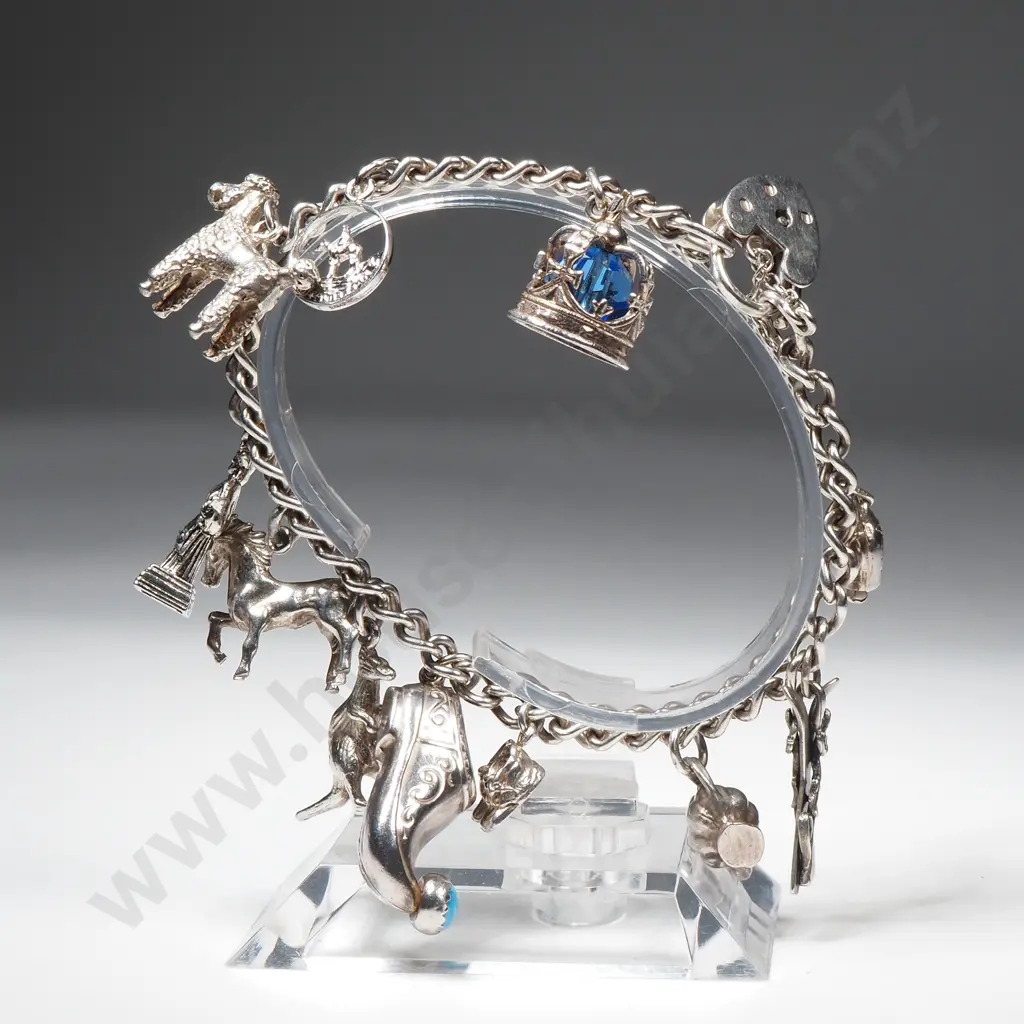 Sterling Silver Charm Bracelet Image 1++