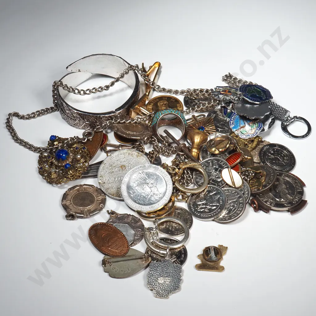 Assorted Vintage Badges, Tokens Etc Image 1++