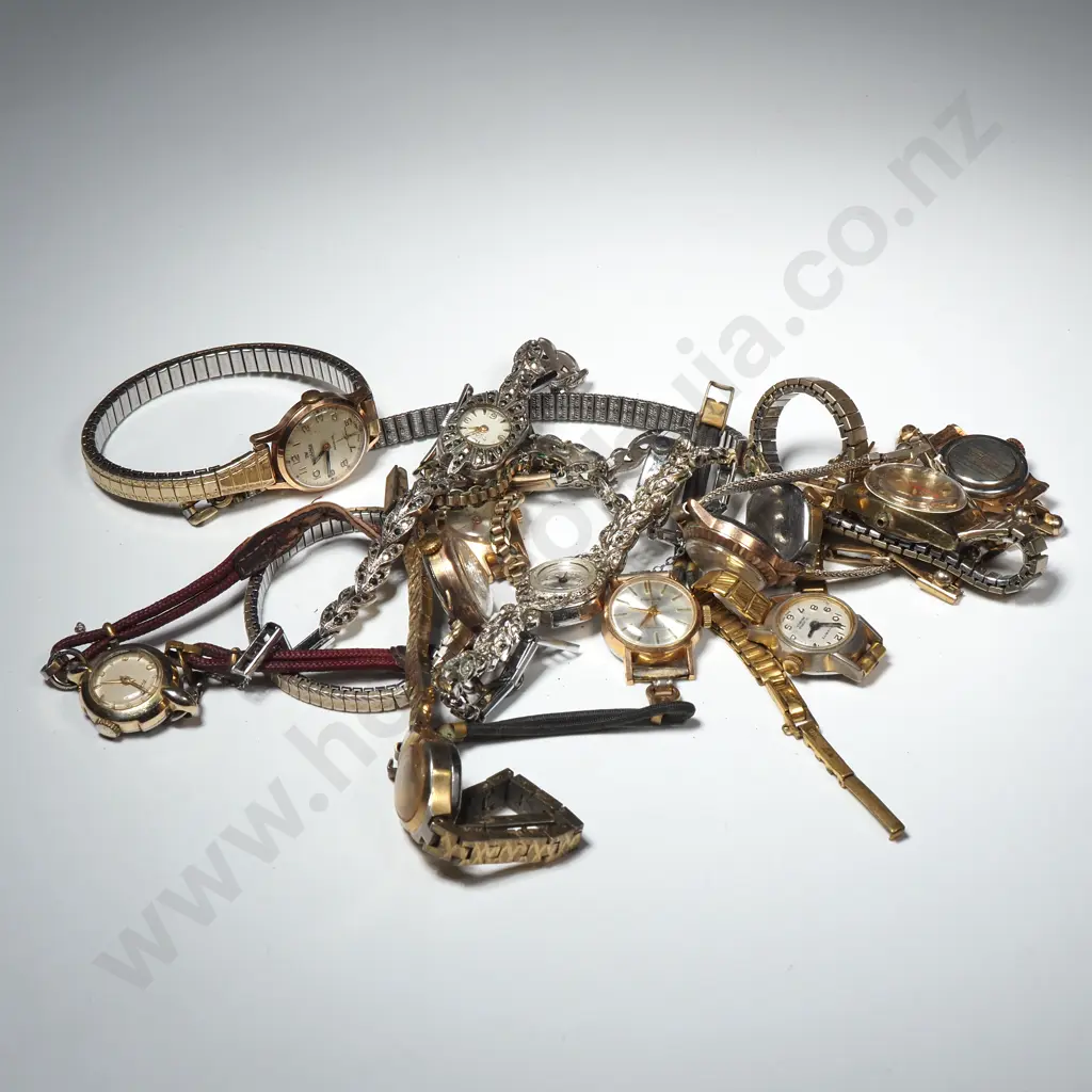Quantity Of Vintage Ladies  Wristwatches. Some Marcasite Image 1++
