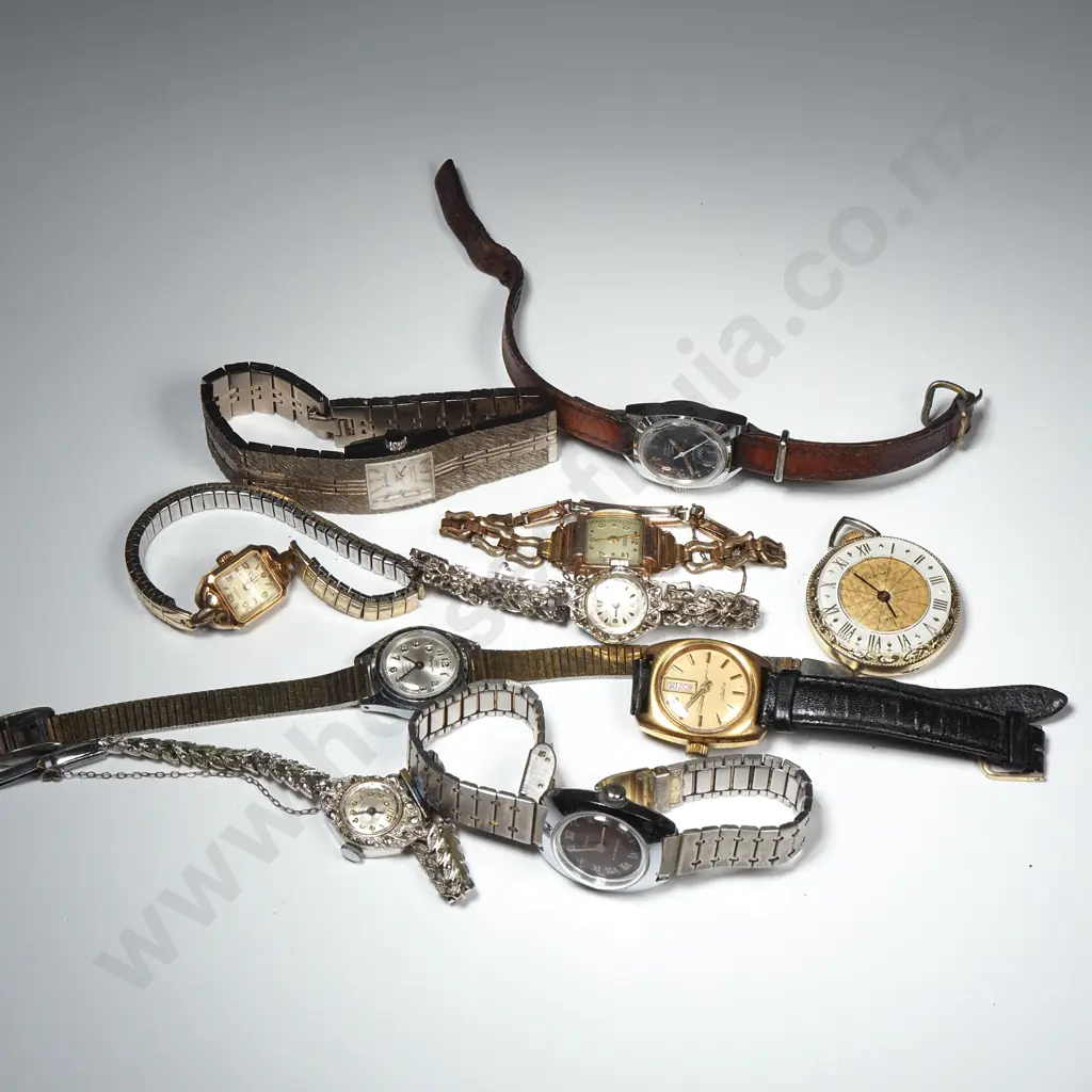 Quantity Of Vintage Mainly Ladies Wristwatches Image 1++