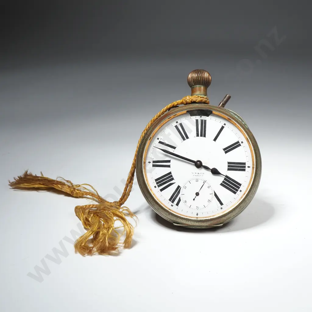Antique Goliath Pocket Watch w Enamel Dial. Dial A/F Image 1++