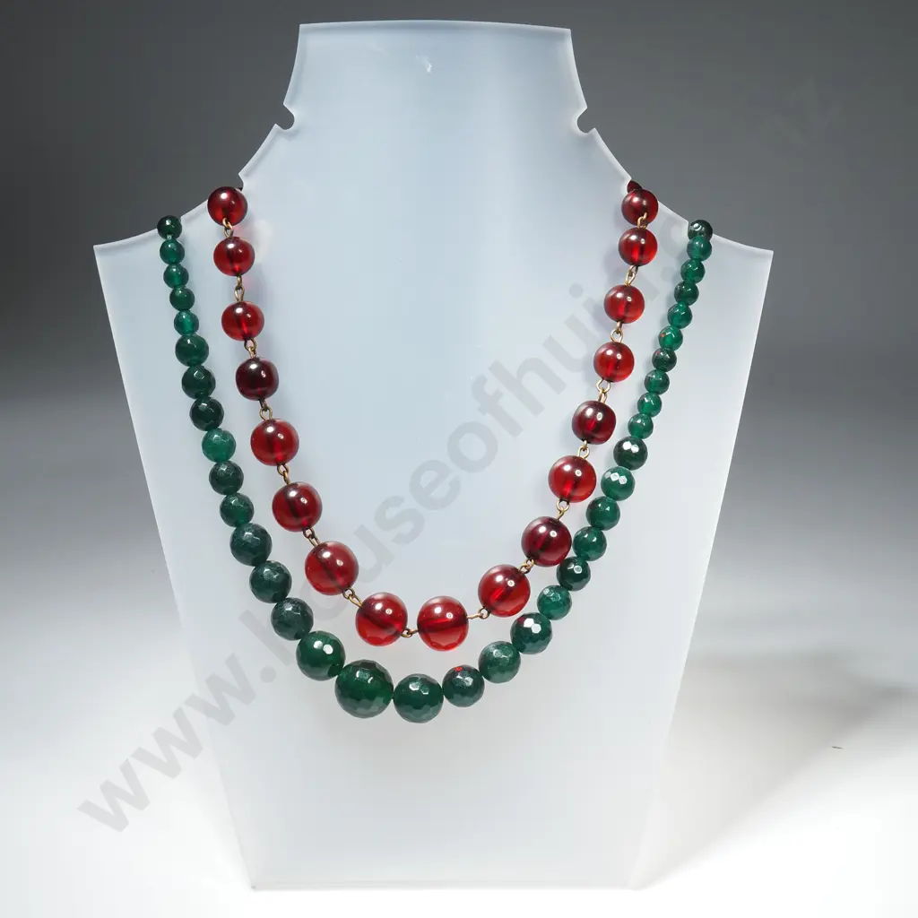 Two Strands of Vintage Beads Image 1++