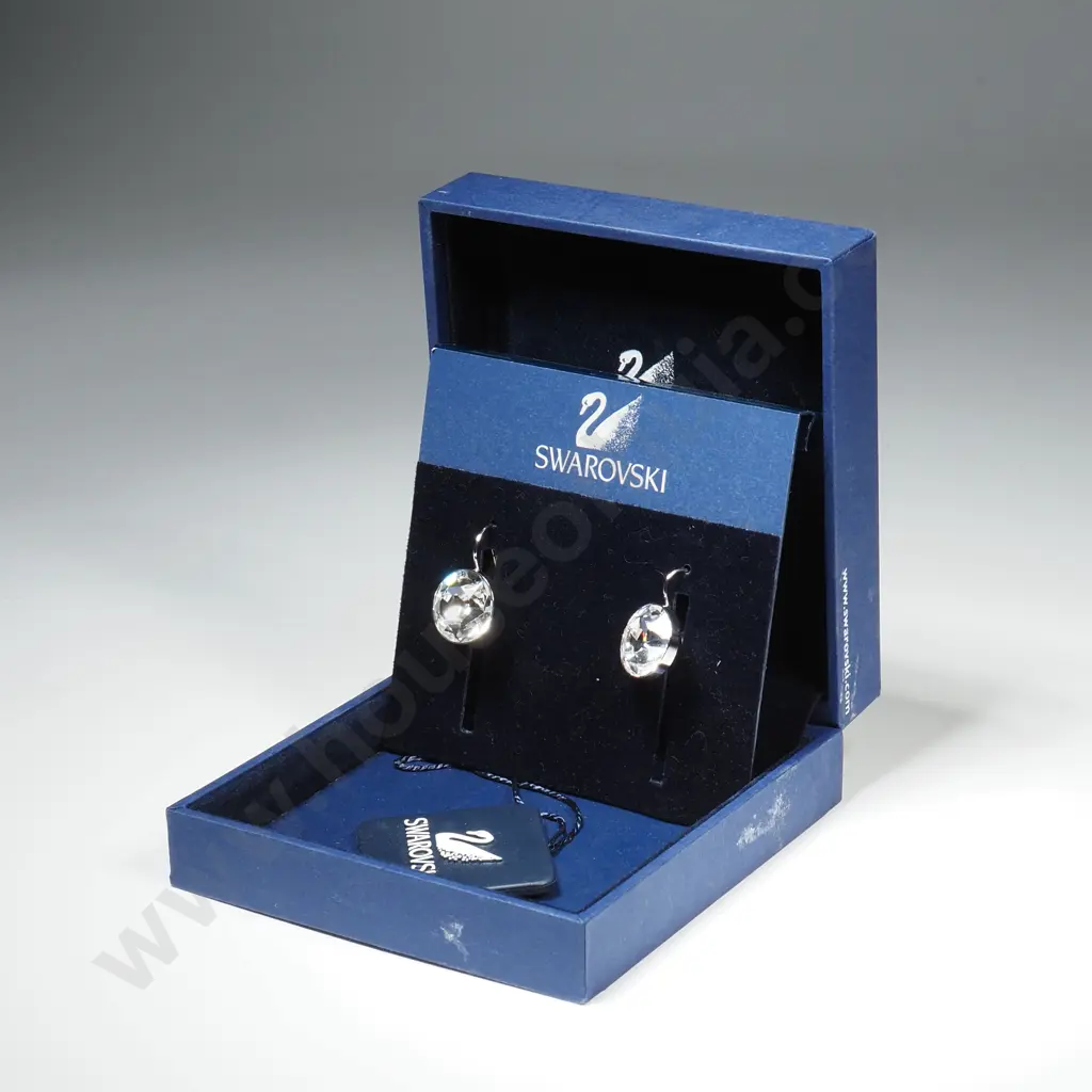 Pair Of Swarovski Crystal Earrings Image 1++