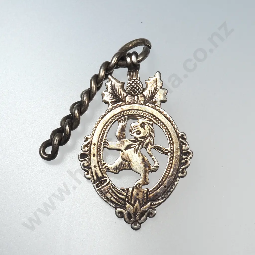 Sterling Silver Fob Medal Image 1++