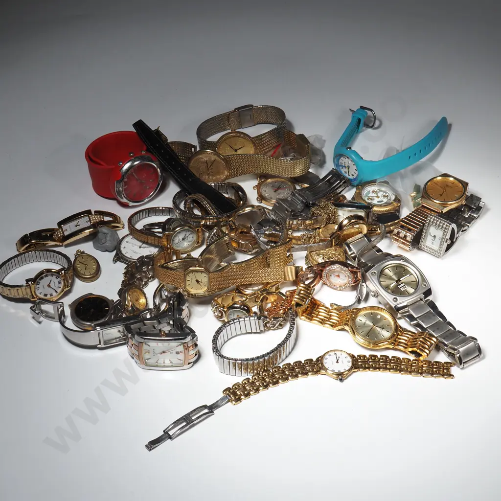 Large Quantity Of Mainly Ladies Wristwatches Image 1++