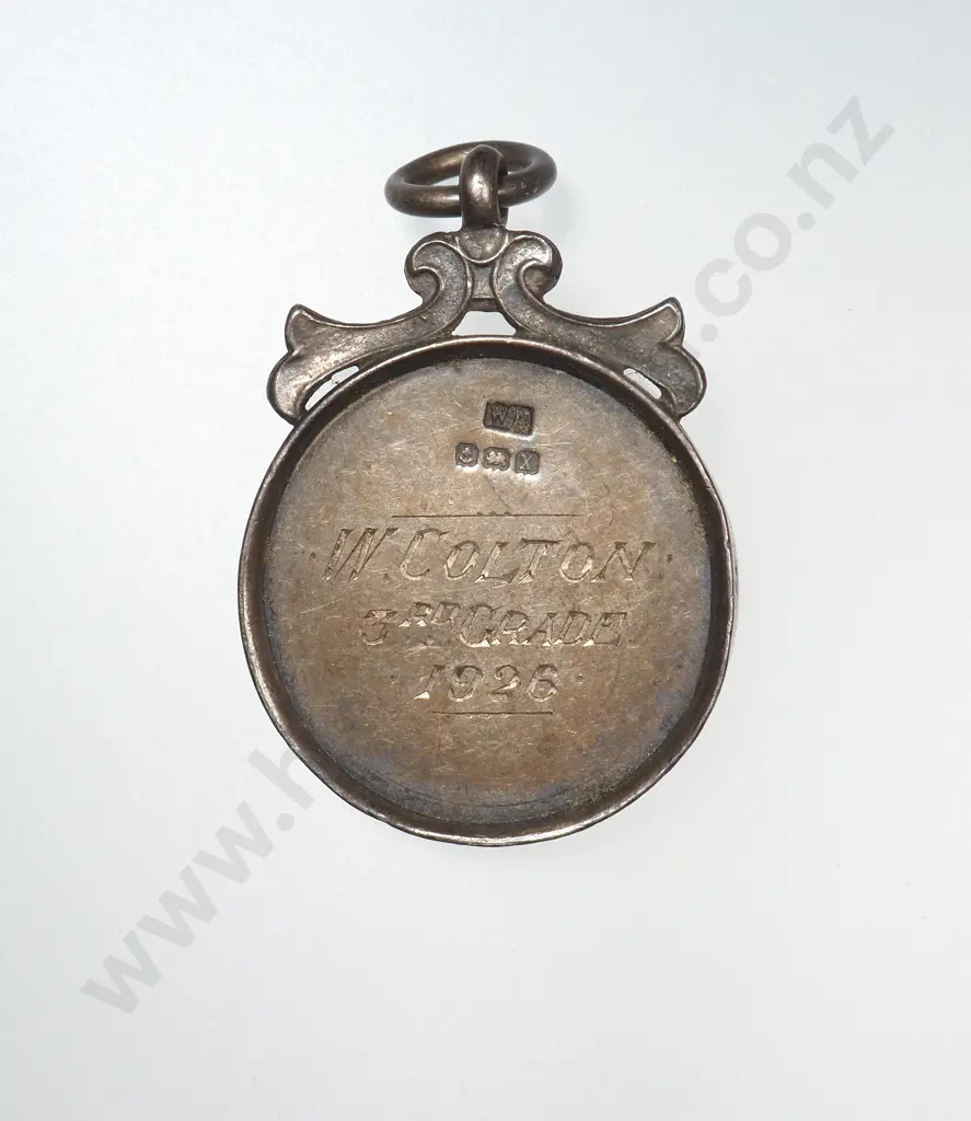 Sterling Silver Medallion.  Image 1++