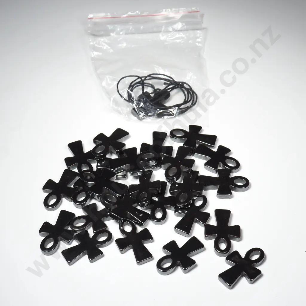 Quantity of Hematite Ankh Pendants - or Key of Life Image 1++