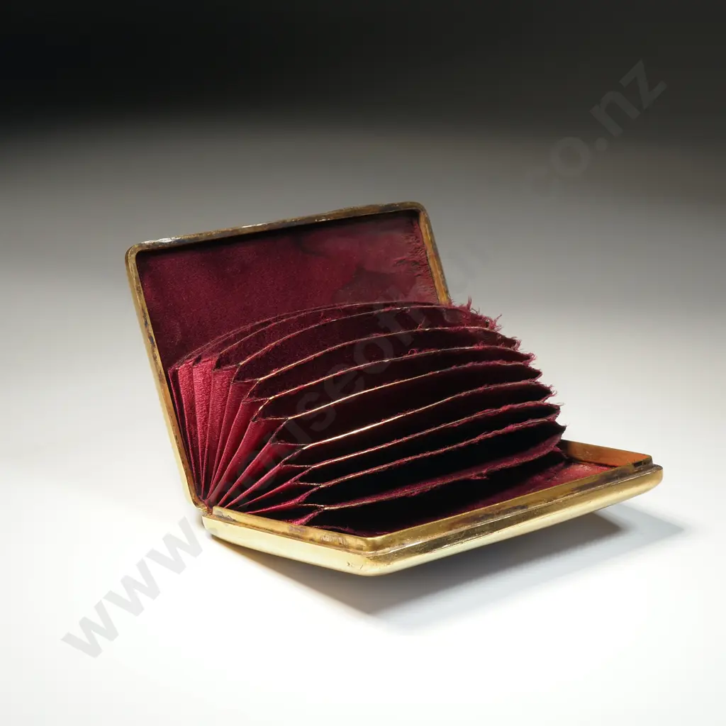 Exceptional Gilt & Enamel Card Case Image 1++