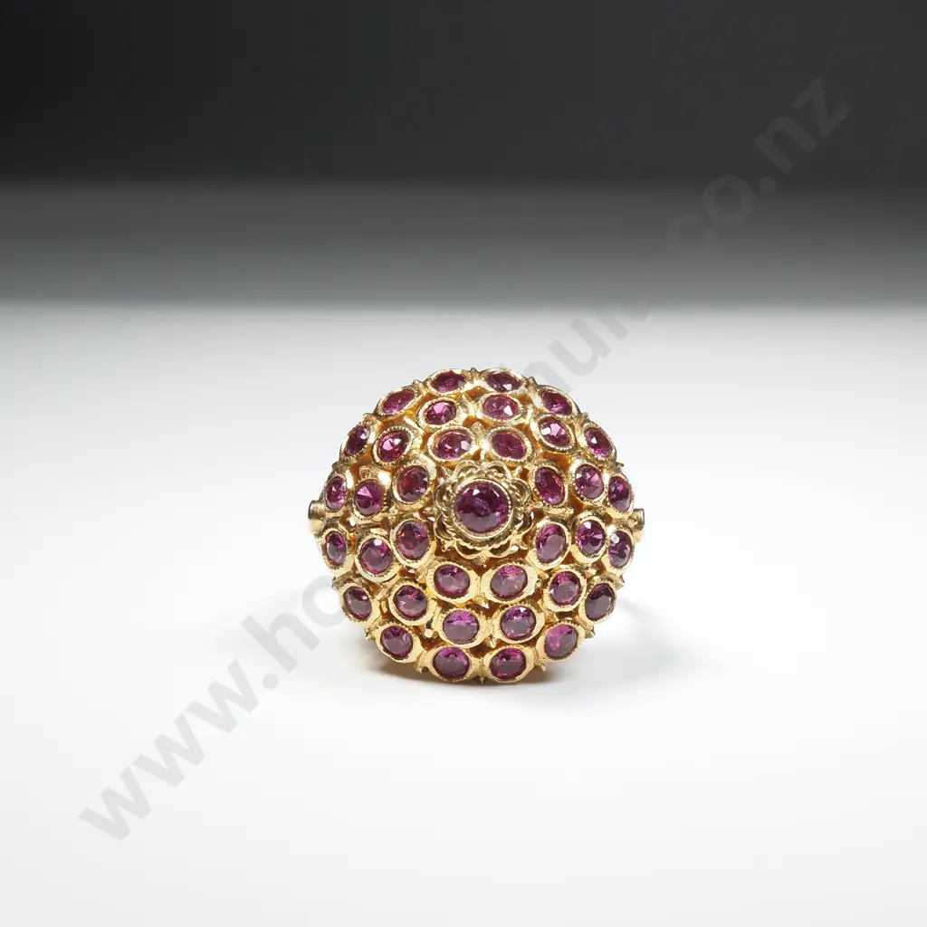 18ct Gold Ruby Dress Ring w Valuation for $3,000.00 Image 1++