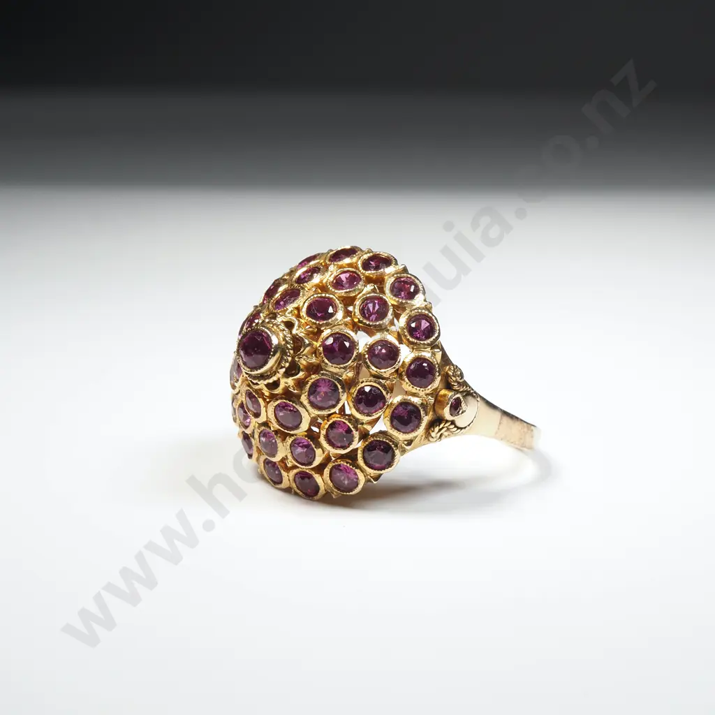 18ct Gold Ruby Dress Ring w Valuation for $3,000.00 Image 1++