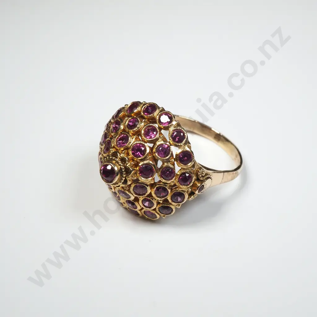 18ct Gold Ruby Dress Ring w Valuation for $3,000.00 Image 1++
