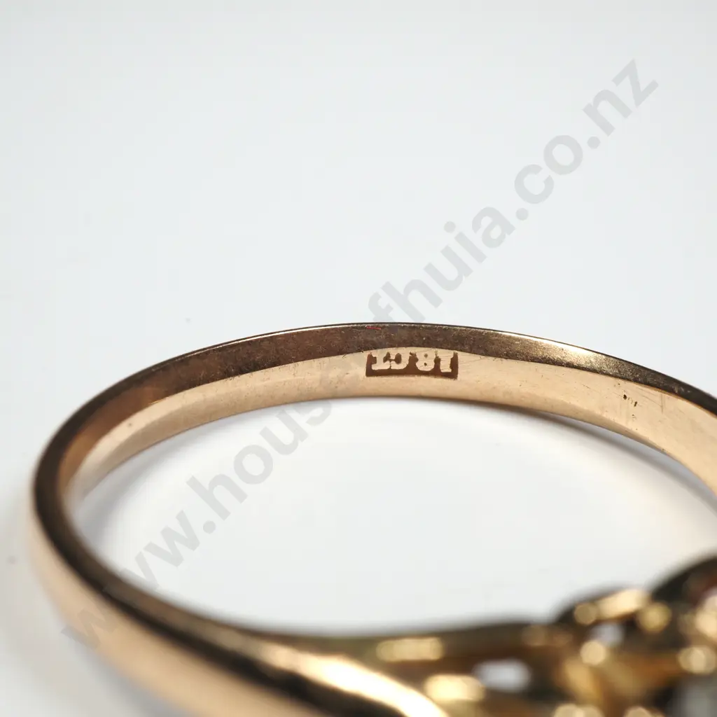 Vintage 18ct Gold Ruby & Diamond Ring w Valuation for $4,290.00 Image 1++