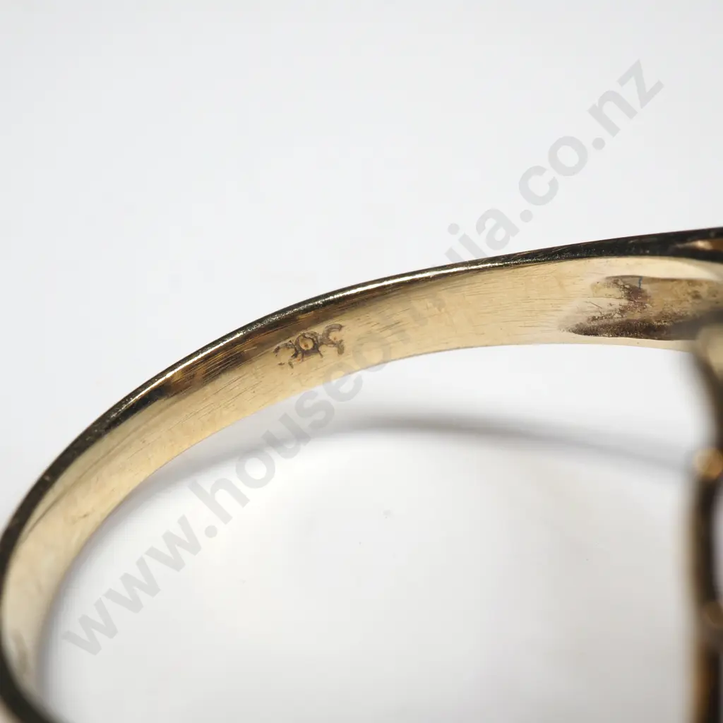 Vintage 14ct Gold Ruby & Diamond Ring w Valuation for $4,750 Image 1++
