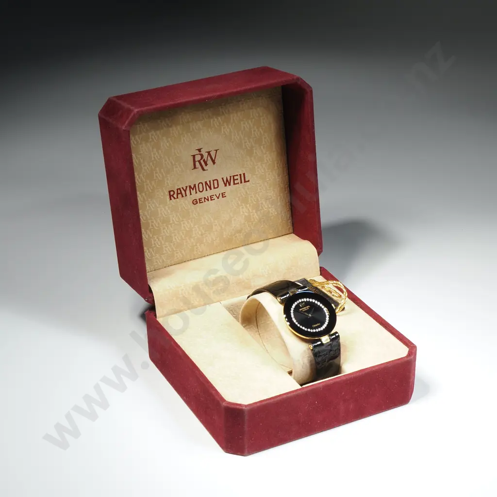 Raymond Weil Wristwatch w Valuation for $225 Image 1++