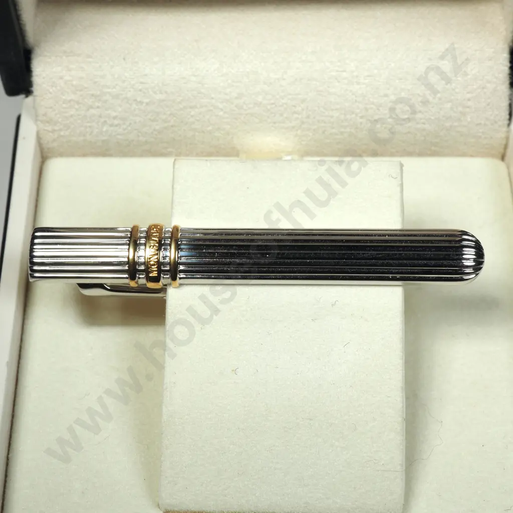 Cased Mont Blanc Sterling Silver Tie Pin   Image 1++