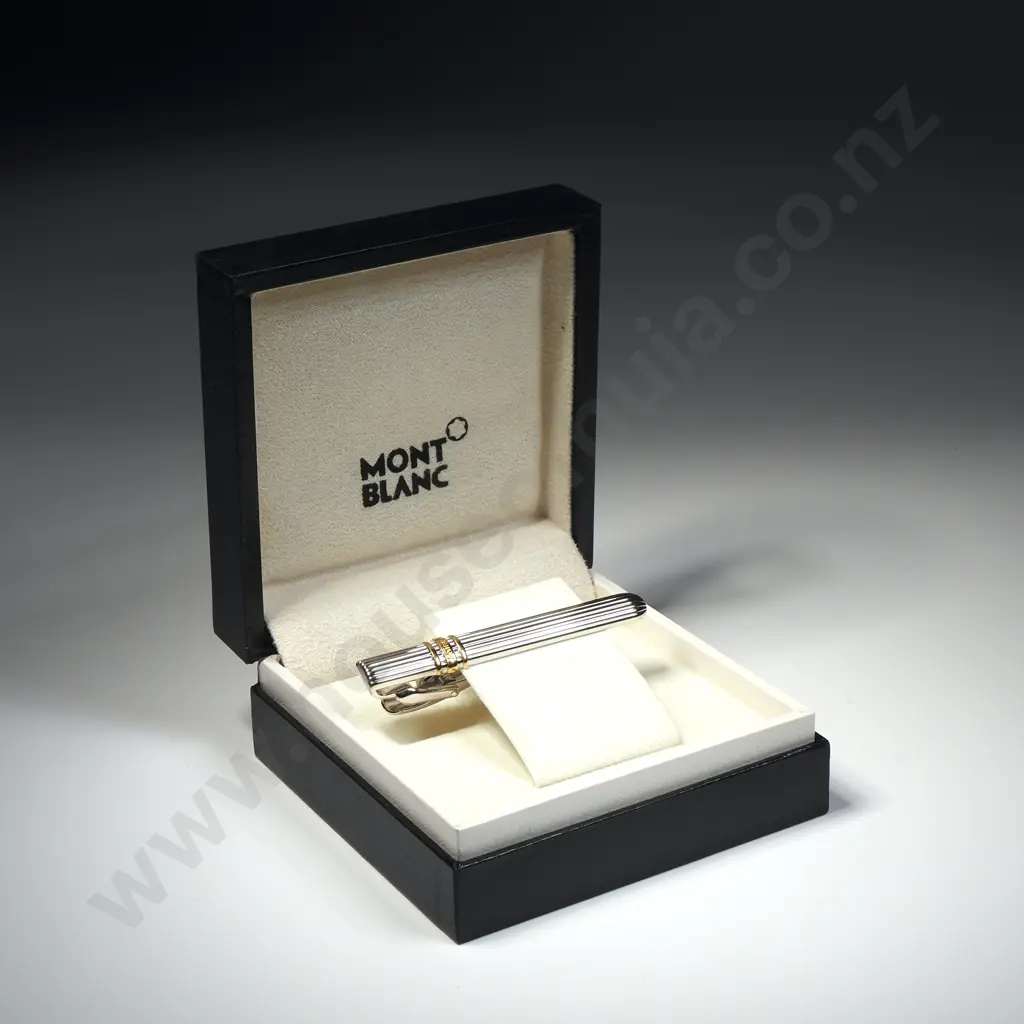 Cased Mont Blanc Sterling Silver Tie Pin   Image 1++