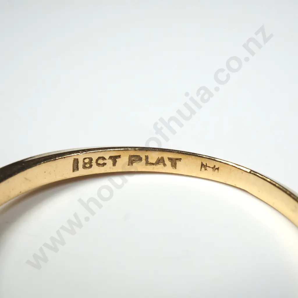 Vintage 18ct Gold Diamond Ring w Valuation for $3,325.00 Image 1++