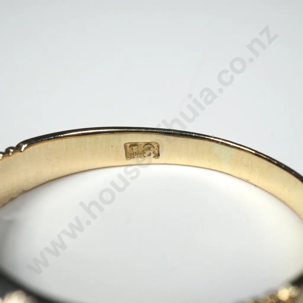 18ct Gold Diamond Bridge Ring w Valuation for $4,100.00 Image 1++
