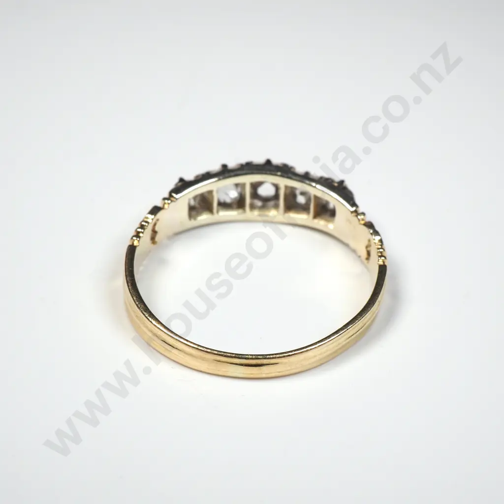 18ct Gold Diamond Bridge Ring w Valuation for $4,100.00 Image 1++