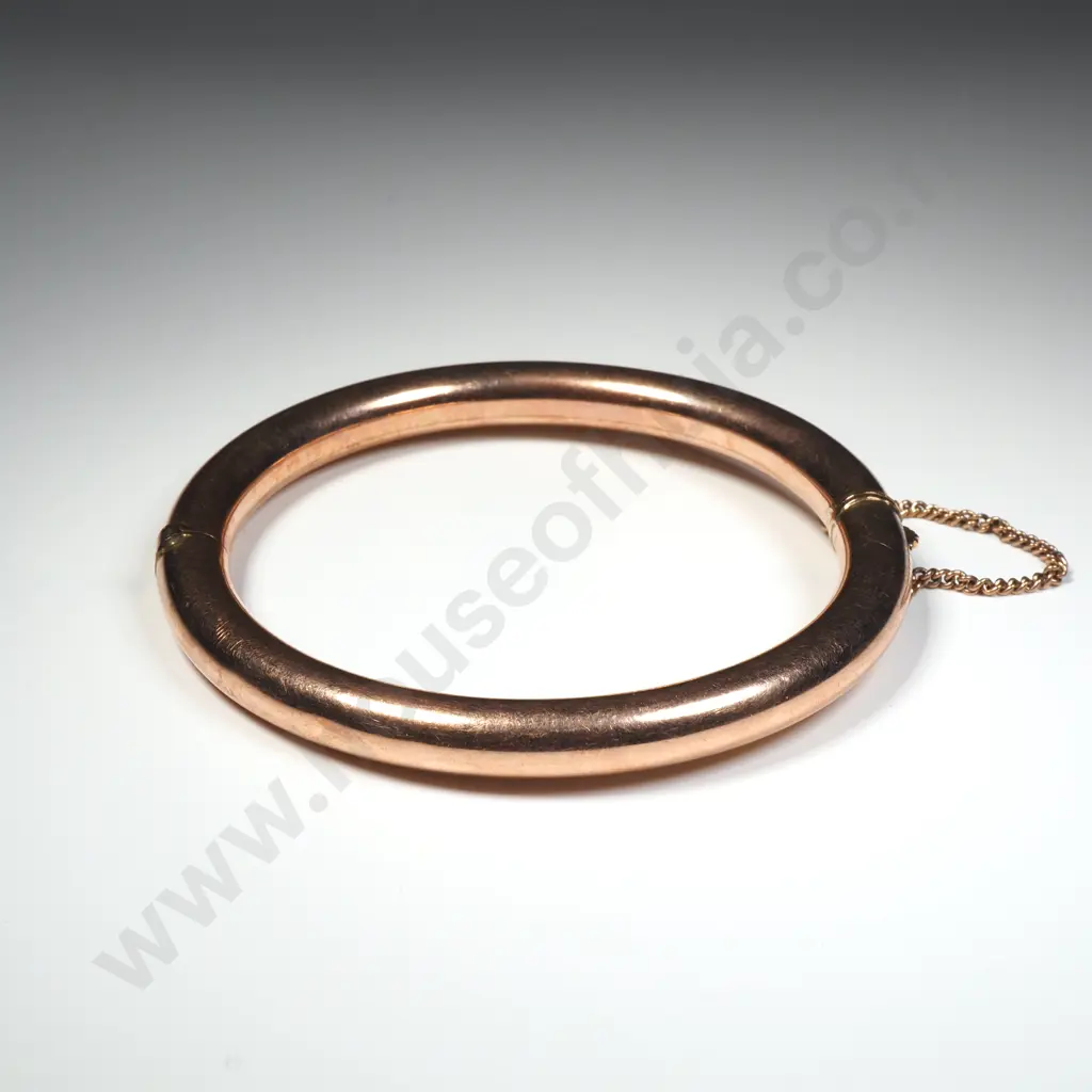 9ct Gold Lined Silver Bracelet Image 1++