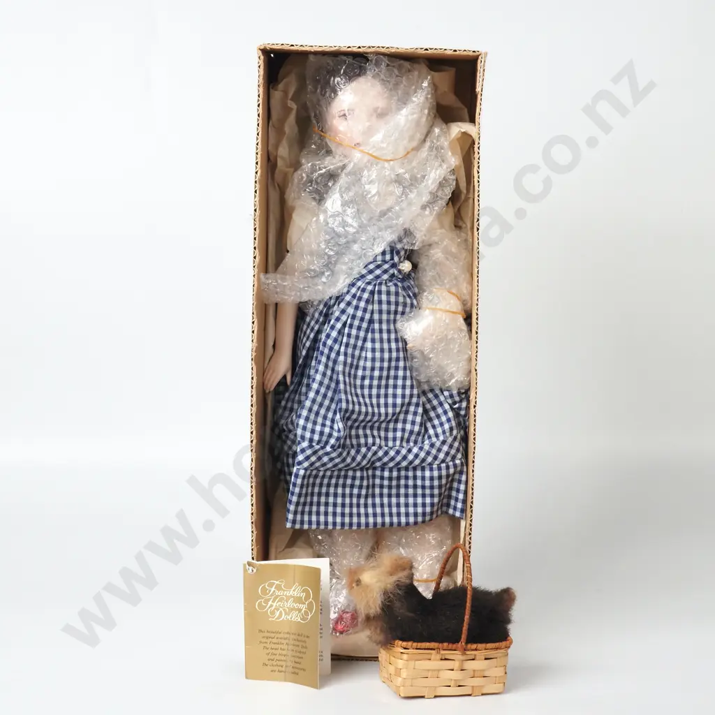 Franklin Heirloom Dolls - Dorothy from The Wizard of Oz, Mint in Box Image 1++