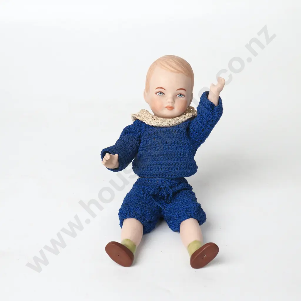 Hand-made Bisque/Porcelain Boy in Suit Image 1++