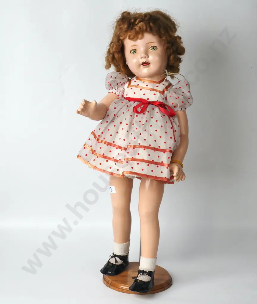 Vintage Large Shirley Temple on Stand Image 1++