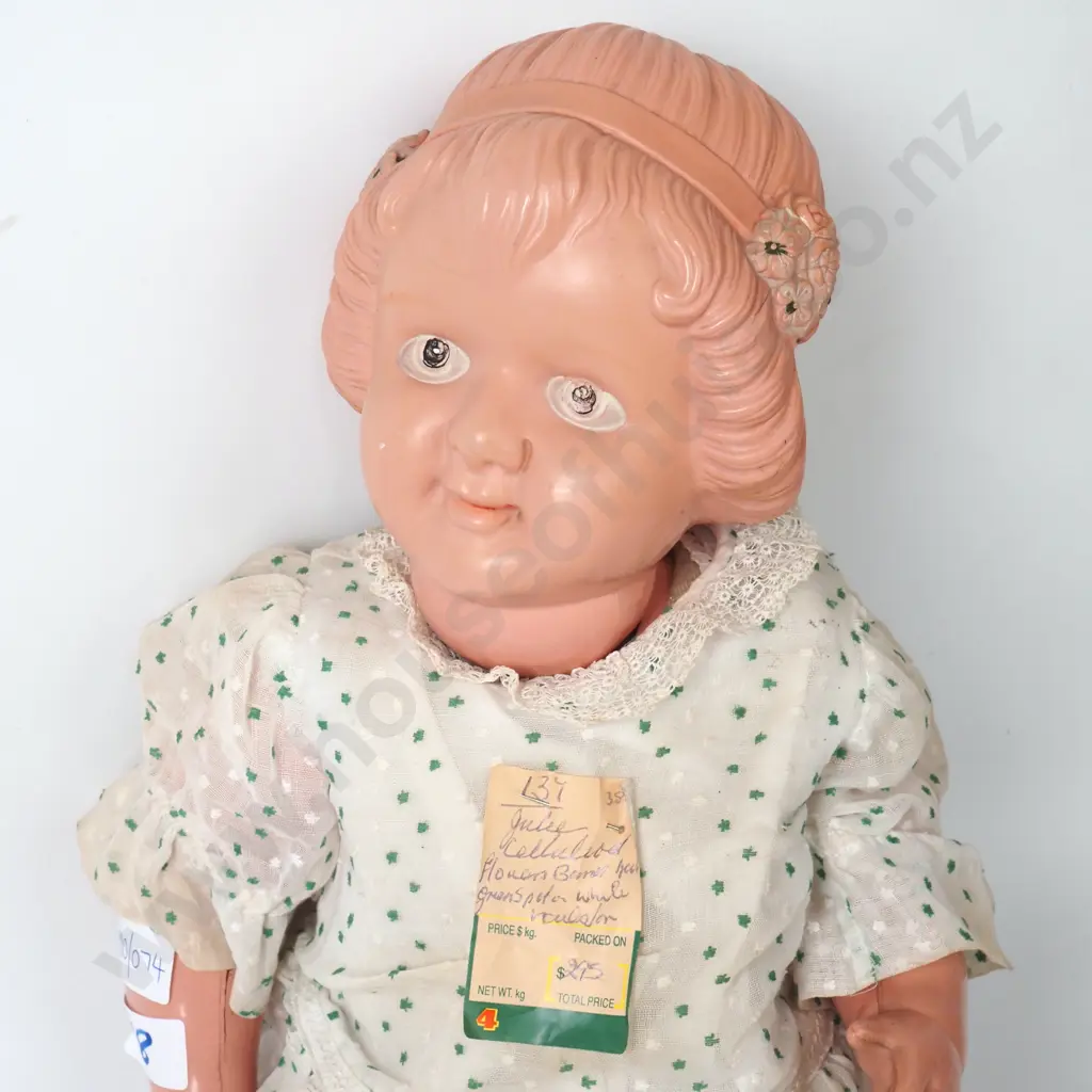 Vintage Celluloid Baby Girl Image 1++