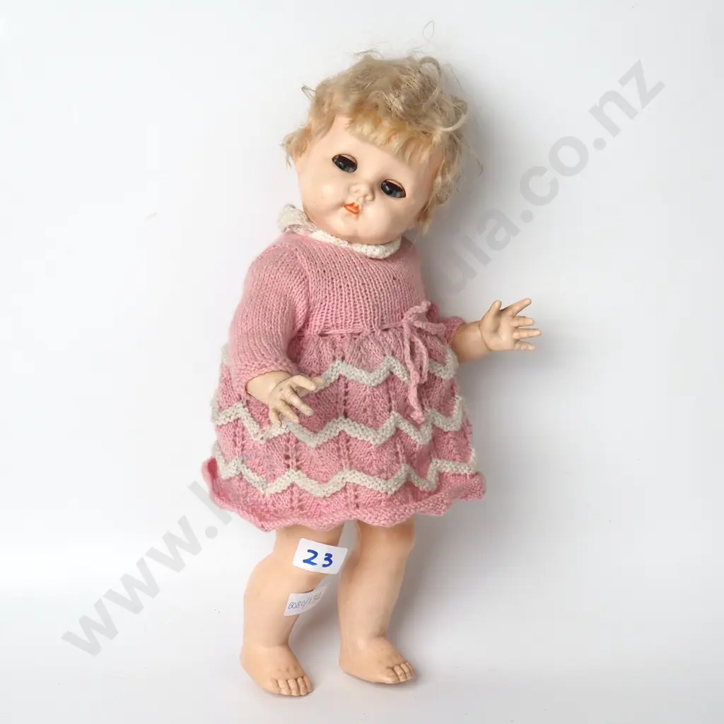 Vintage Pedigree Walkie/Talkie Doll, Made in New Zealand Image 1++
