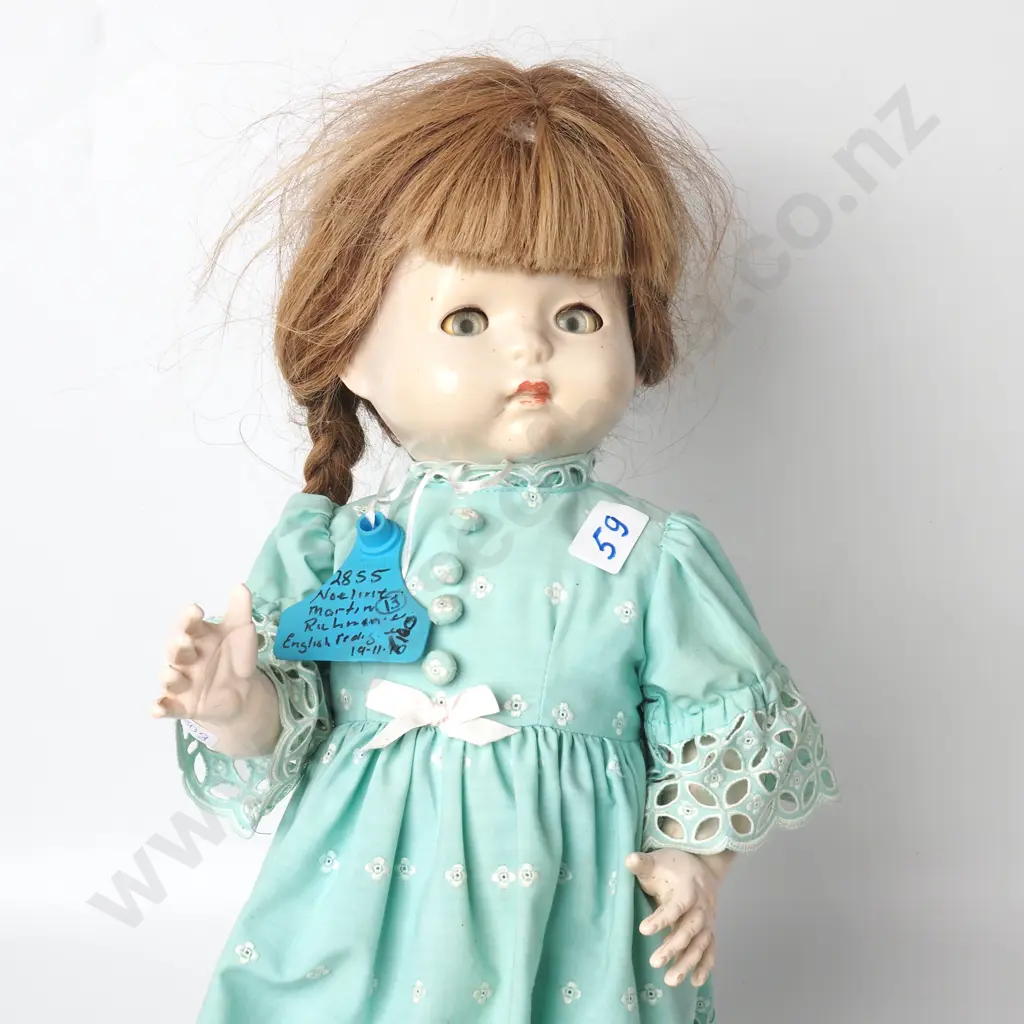 Vintage Pedigree Walkie/Talkie Doll w Stand - made in England Image 1++