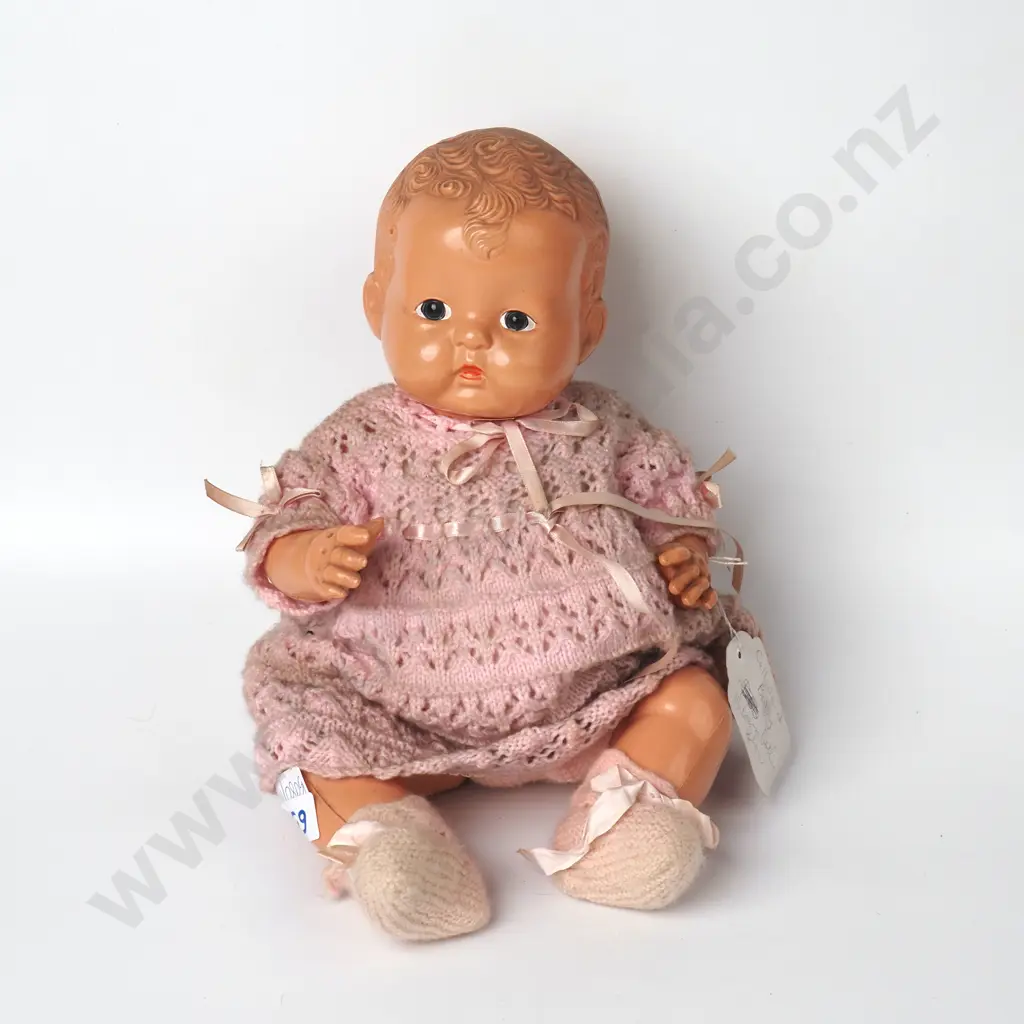 Vintage Celluloid Baby Girl Doll Image 1++