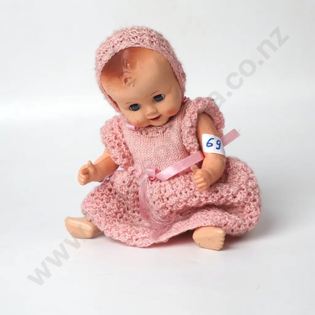 Vintage Hard-Plastic Roddy Baby Girl Doll - Made in England Image 1++