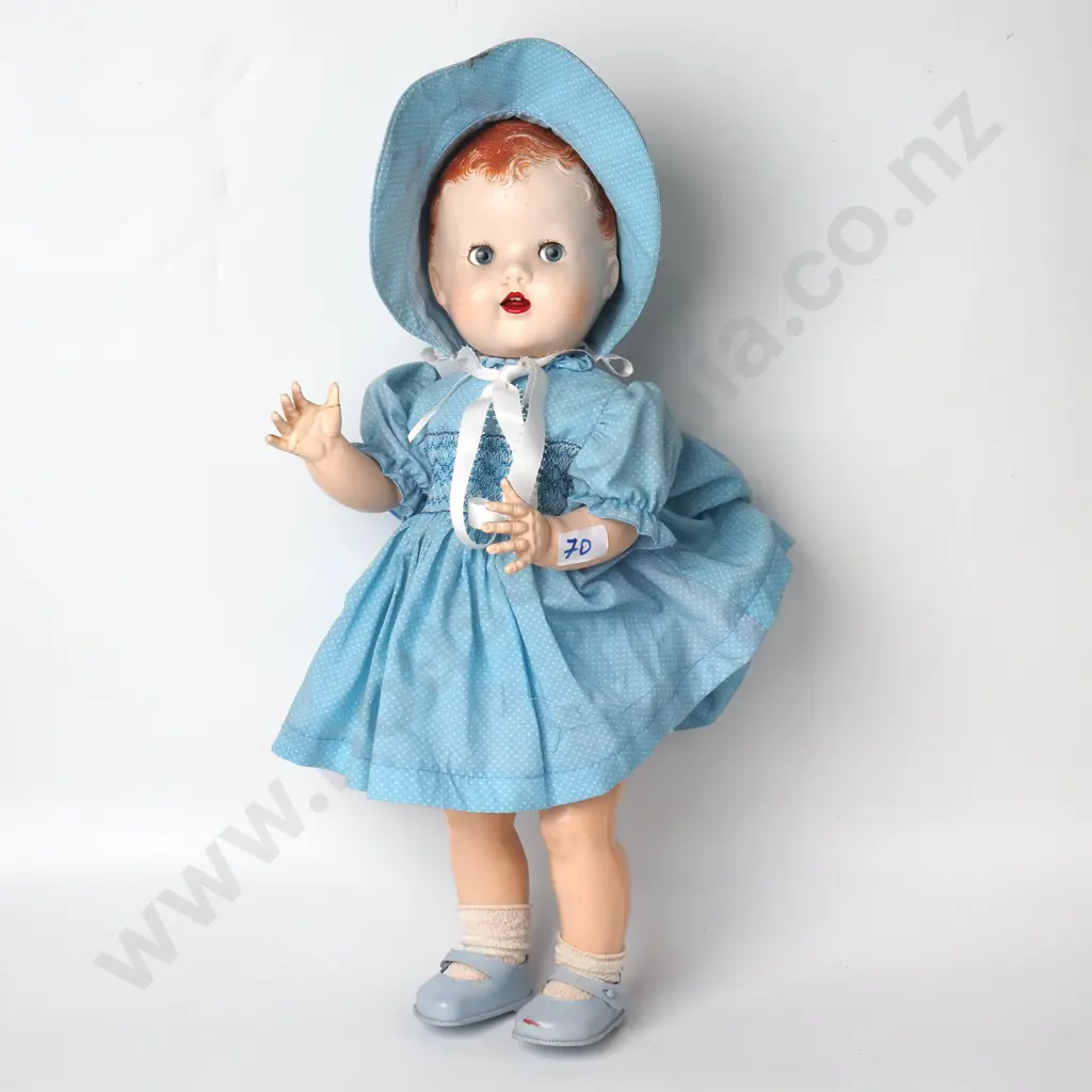 Vintage Hard Plastic Walkie-Talkie Doll Image 1++