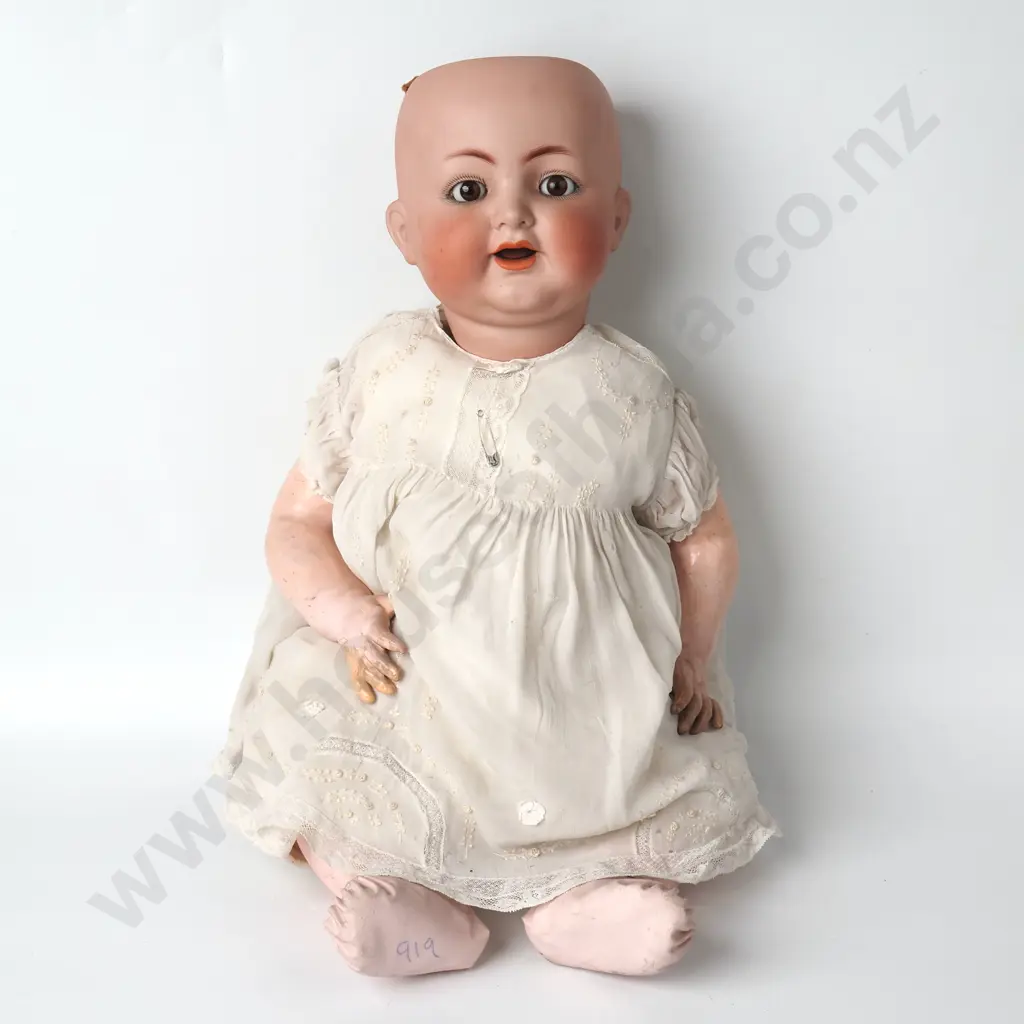 Vintage Bisque Head Large Baby w Composite Body - Made in Germany #126 Image 1++