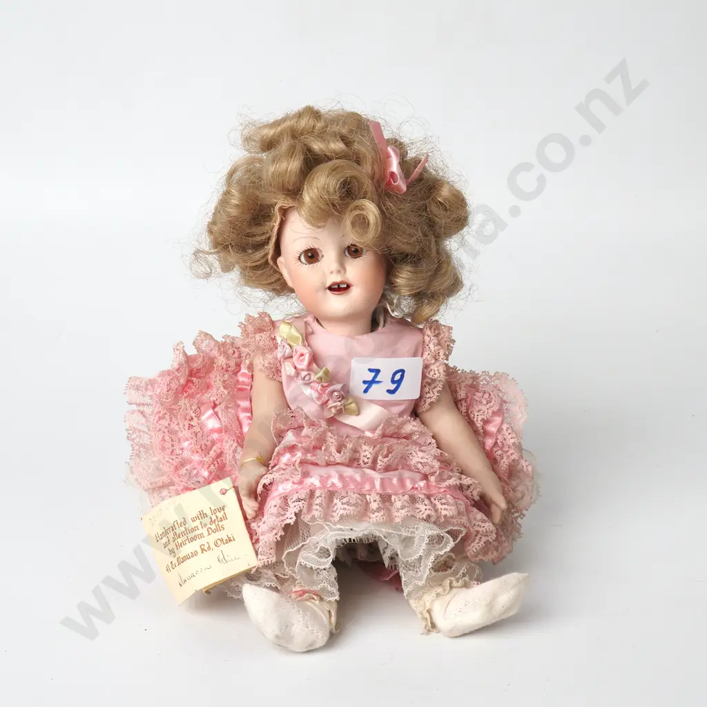 Heirloom Dolls - Hand-Crafted, New Zealand Made Shirley Temple Doll in Bisque Image 1++
