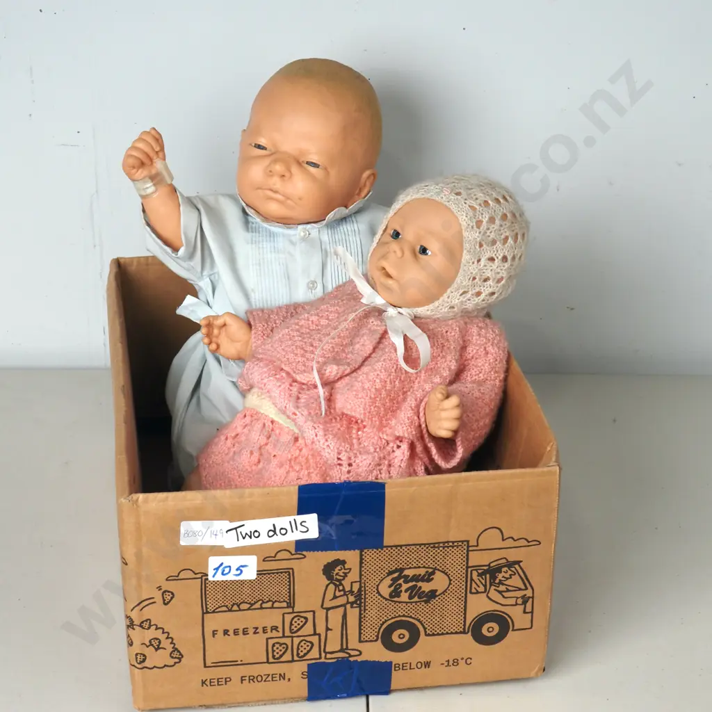Two Life-Like Anatomically Correct Baby Dolls, Girl & Boy Image 1++