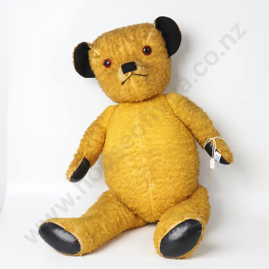 Large Vintage Mohair Teddy Bear w Articulated Limbs Image 1++